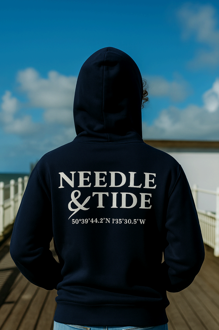 Tide Coordinates Oversized Hoodie – Needle & Tide