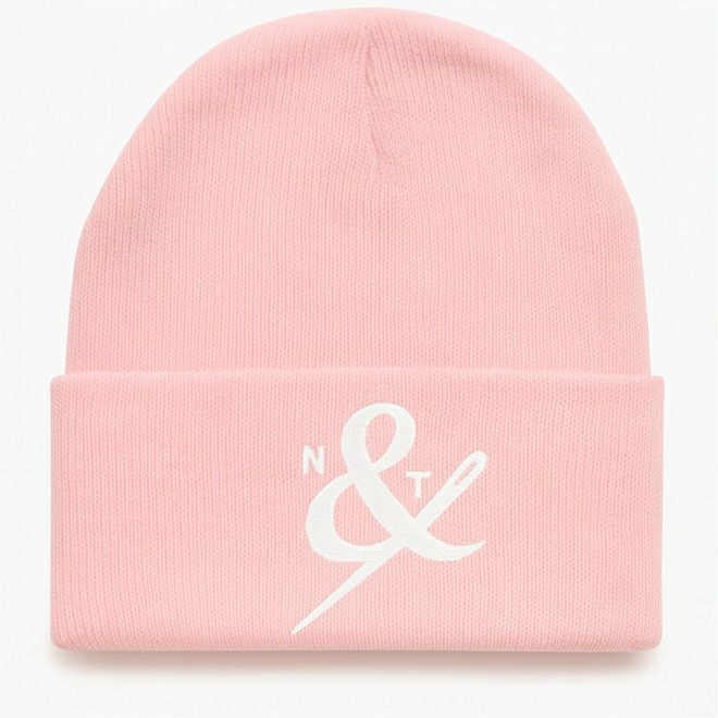 N&T Signature Beanie – Chalk Rose