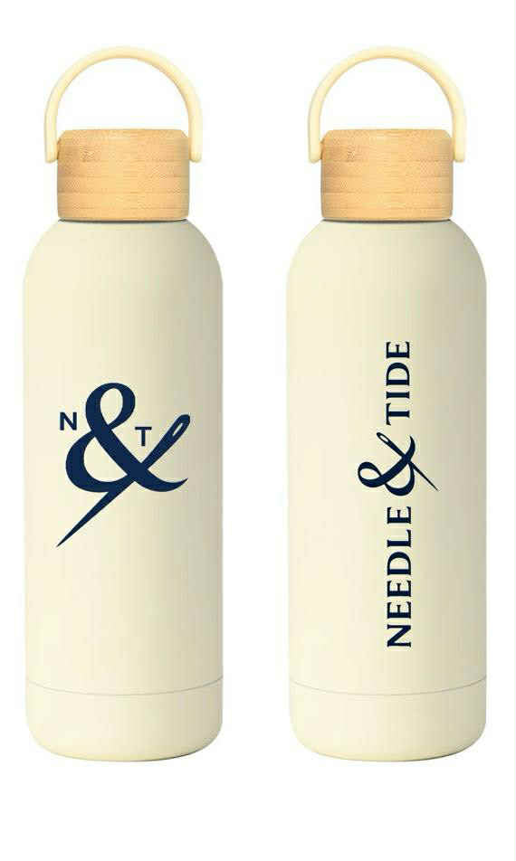 Needle & Tide Dual-Logo Insulated Water Bottle