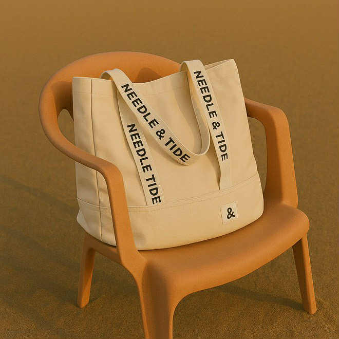 Sand Canvas Tote Bag